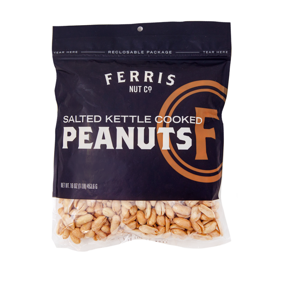 Kettle Cooked Peanuts 16 oz.