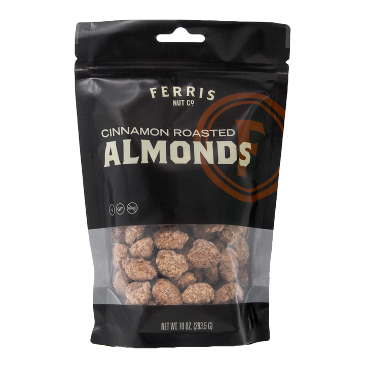 Cinnamon Roasted Almonds 10 oz. - Ferris Coffee & Nut Co.