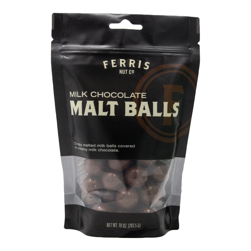 Milk Chocolate Malt Balls 10 oz. - Ferris Coffee & Nut Co.