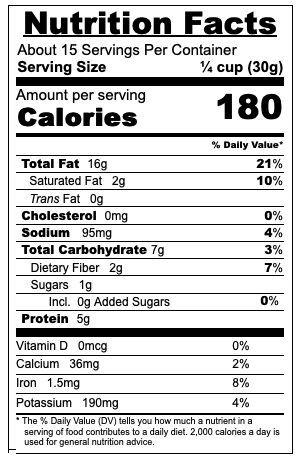 Deluxe Mixed Nuts (Roasted Salted) 16 oz.