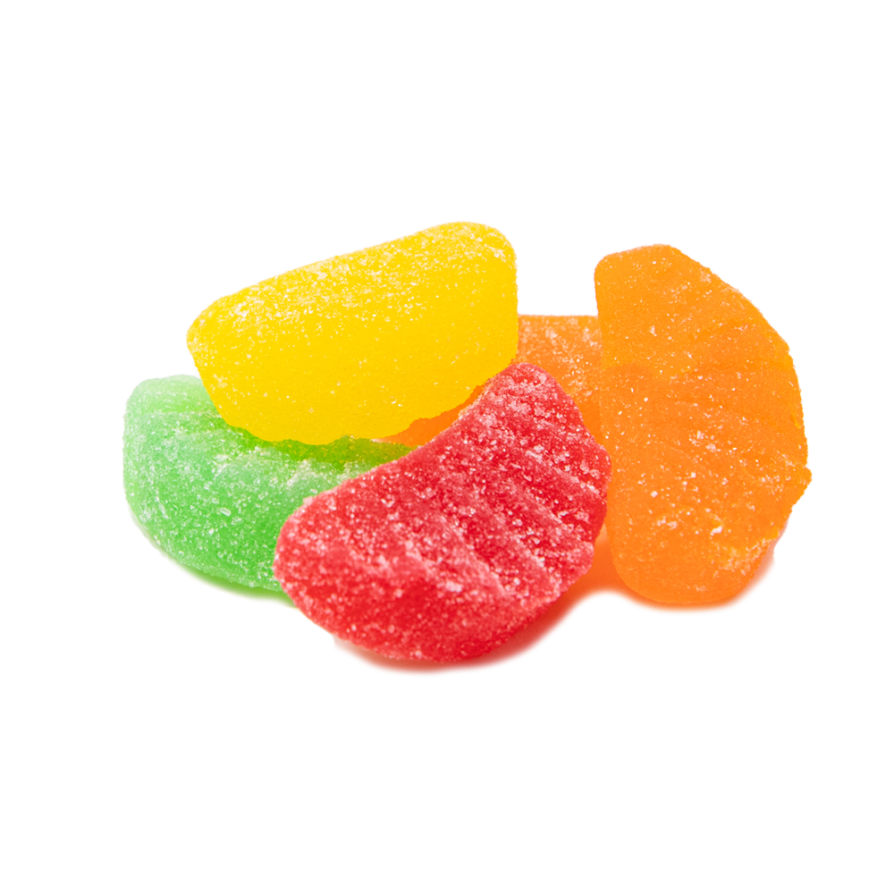 Orange Jelly Fruit Slices, Chewy Candy