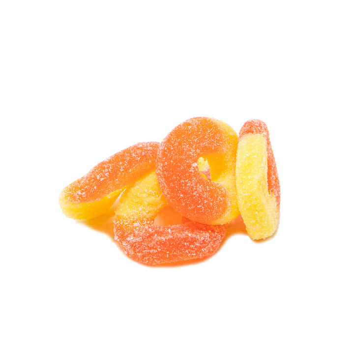 Gummi Peach Rings 12 oz.
