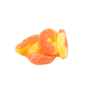 Gummi Peach Rings 12 oz.