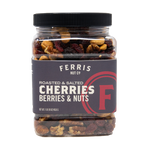16 ounce resealable jar of roasted salted cherries berries and nut mix