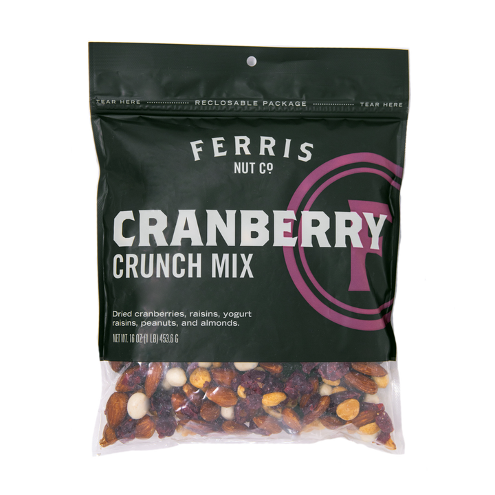 ferris nuts, 16-ounce bag, cranberry crunch