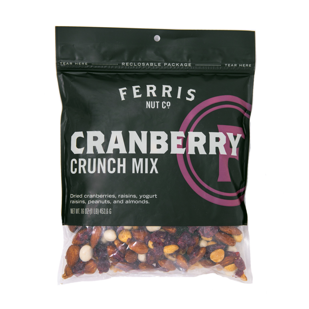 ferris nuts, 16-ounce bag, cranberry crunch