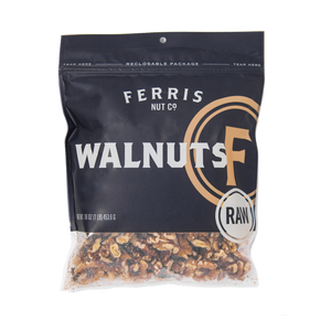 ferris nuts, 16-ounce bag, raw walnuts