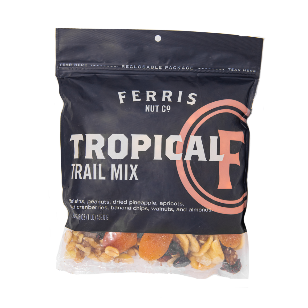 ferris nuts, 16-ounce bag, tropical mix