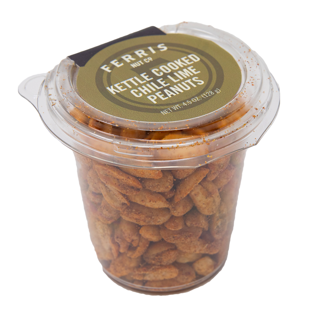 Kettle Cooked Chili Lime Peanuts 4.5 oz. - Ferris Coffee & Nut Co.